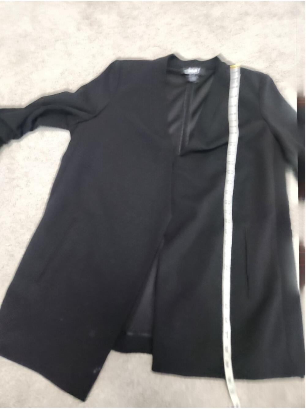 DKNY Black Blazer Workwear Professional Business Casual Corporate Academia Prep - Picture 9 of 13